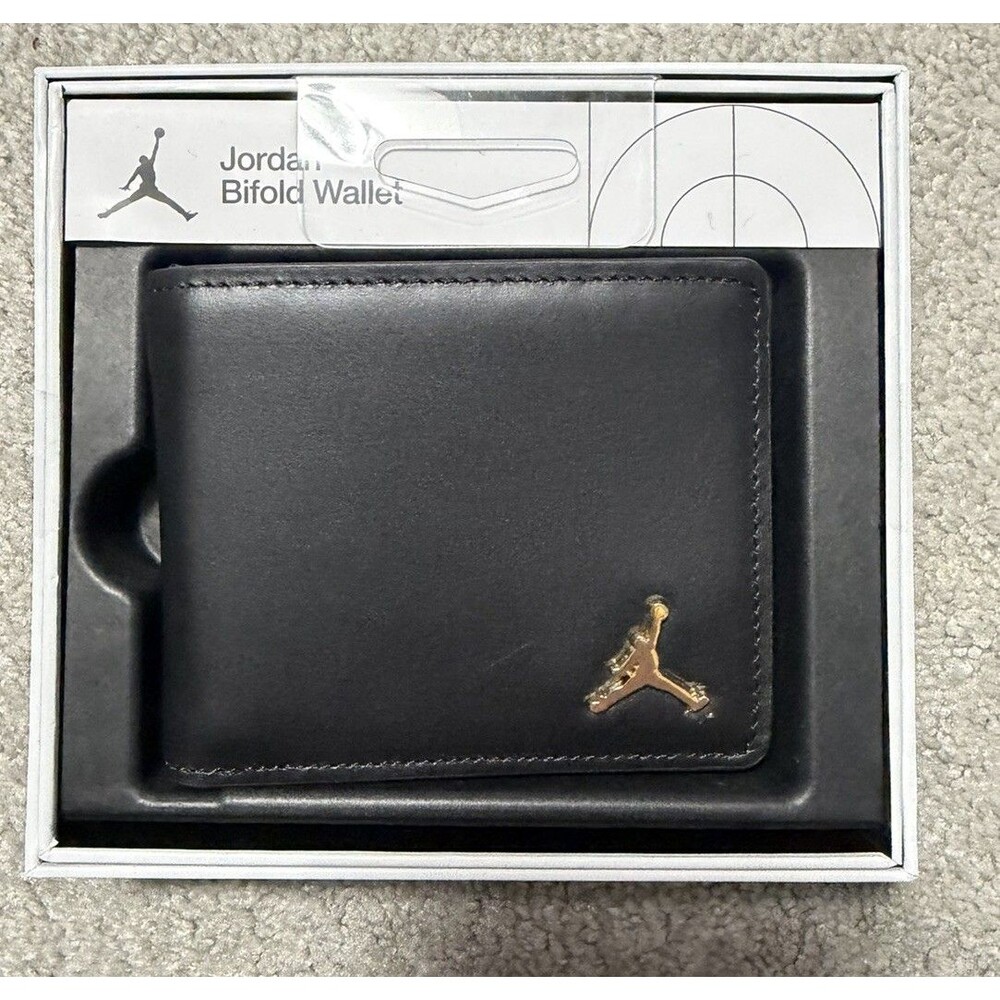 Nike Jordan Jumpman Bifold Wallet Black MA0819-023 Brand New